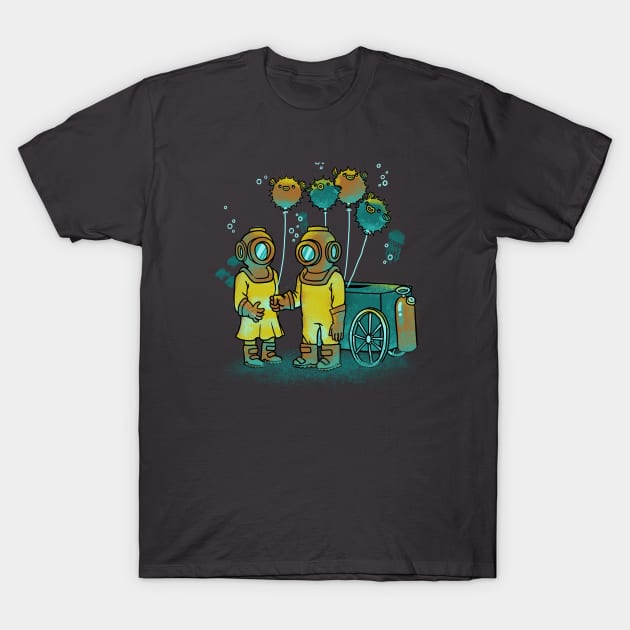 the Balloon fish vendor T-Shirt by jonah block